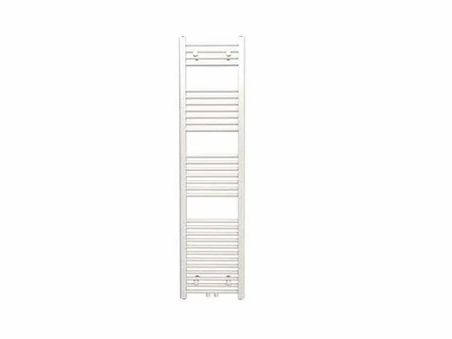 1 x h1600xb600 handdoekradiator mat wit - linteo - afbeelding 1 van  4