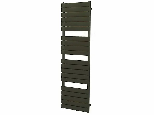 1 x h1760xb600 mat zwart badkamerradiator farko solo - afbeelding 2 van  3