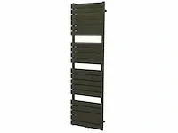 1 x h1760xb600 mat zwart badkamerradiator farko solo - afbeelding 2 van  3