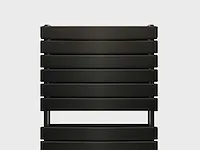 1 x h1760xb600 mat zwart dubbele badkamerradiator farko
