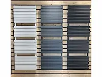 1 x h1760xb600 mat zwart dubbele badkamerradiator farko - afbeelding 4 van  4