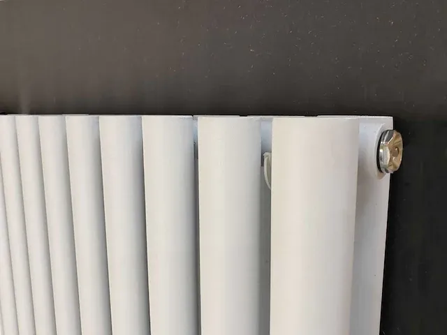1 x h1800xb480 dubbele design radiator rondo mat wit - afbeelding 2 van  4