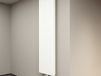 1 x h1800xb500 dubbele design radiator vero mat wit - afbeelding 4 van  4