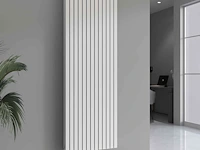 1 x h1800xb500 dubbele design radiator vero mat wit - afbeelding 1 van  5