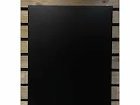 1 x h1800xb500 mat zwart vlakke verticale radiator plano - afbeelding 1 van  5