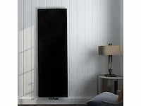 1 x h1800xb500 mat zwart vlakke verticale radiator plano - afbeelding 2 van  5