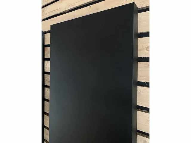 1 x h1800xb500 mat zwart vlakke verticale radiator plano - afbeelding 3 van  5