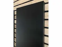 1 x h1800xb500 mat zwart vlakke verticale radiator plano - afbeelding 3 van  5