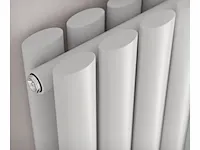 1 x h1800xb600 dubbele design radiator rondo mat wit - afbeelding 4 van  4