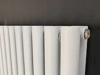 1 x h1800xb600 dubbele design radiator rondo mat wit - afbeelding 2 van  4