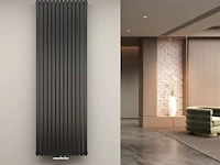 1 x h1800xb600 dubbele design radiator vero mat zwart