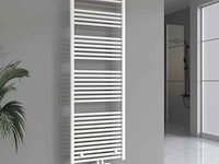 1 x h1800xb600 handdoekradiator mat wit - linteo - afbeelding 1 van  3