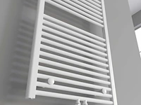 1 x h1800xb600 handdoekradiator mat wit - linteo - afbeelding 3 van  3