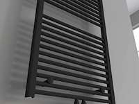 1 x h1800xb600 handdoekradiator mat zwart - linteo - afbeelding 3 van  3