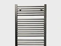 1 x h1800xb600 handdoekradiator mat zwart - linteo