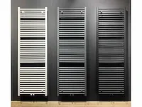 1 x h1800xb600 handdoekradiator mat zwart - linteo - afbeelding 3 van  5