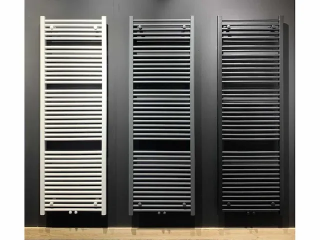 1 x h1800xb600 wit handdoekradiator met kraan - afbeelding 4 van  6