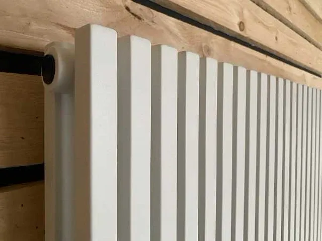 1 x h900xb900 horizontaale designradiator mat wit - afbeelding 2 van  4