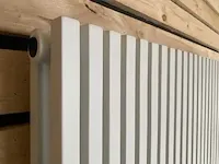 1 x h900xb900 horizontaale designradiator mat wit - afbeelding 2 van  4