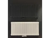 1 x h900xb900 horizontaale designradiator mat wit - afbeelding 3 van  4