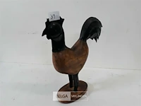 1 x haan hout/metaal - afbeelding 2 van  3