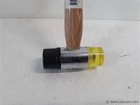 1 x hamer met pvc doppen 30 mm - afbeelding 2 van  2