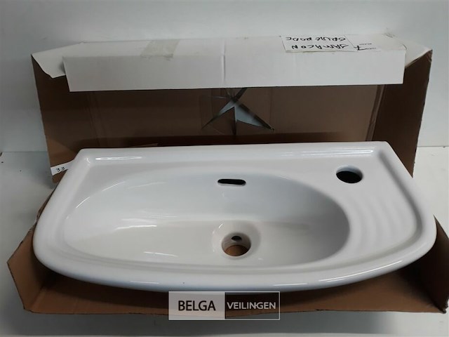 1 x handwasser porselein 50x23 cm - afbeelding 3 van  3