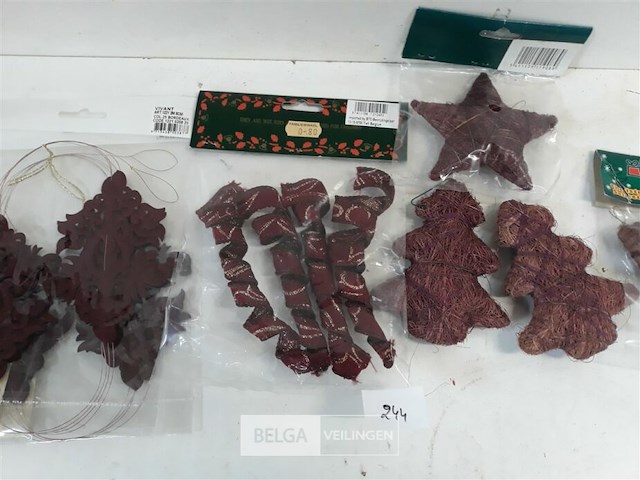 1 x hangdeco paars mix 7 stuks - afbeelding 3 van  3