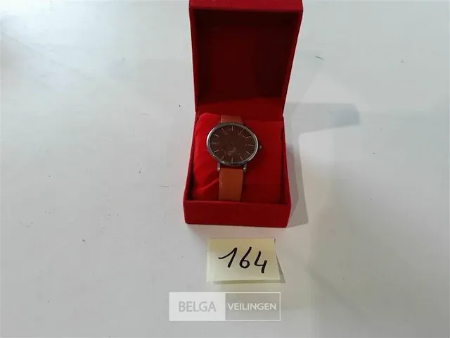 1 x heren horloge in geschenkverpakking - afbeelding 1 van  3