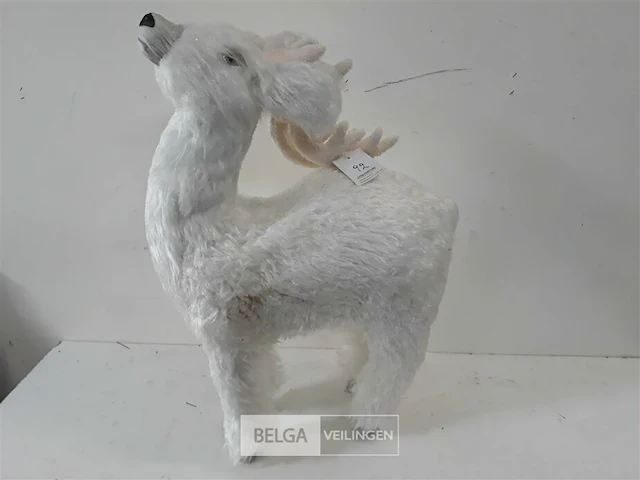 1 x hert 57 cm met zachte haren - afbeelding 2 van  3