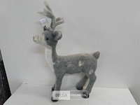 1 x hert 60 cm met grijs-witte haren - afbeelding 2 van  3