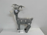 1 x hert 60 cm met grijs-witte haren - afbeelding 1 van  3