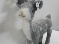 1 x hert 60 cm met grijs-witte haren - afbeelding 3 van  3