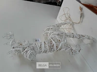 1 x hert 70 cm met lampjes - afbeelding 3 van  3