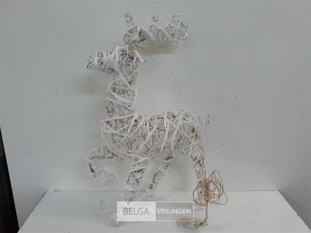 1 x hert 70 cm met lampjes - afbeelding 2 van  3