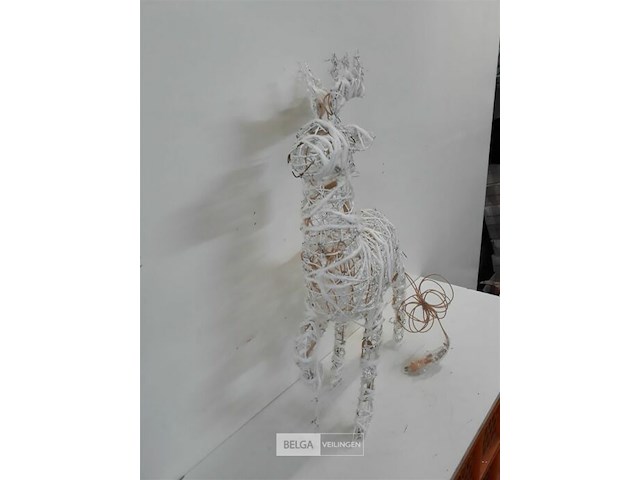 1 x hert 70 cm met lampjes - afbeelding 3 van  3