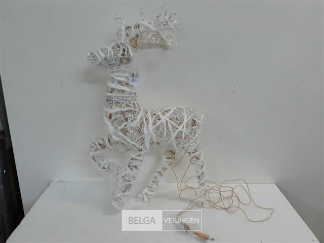 1 x hert 70 cm met lampjes - afbeelding 1 van  3