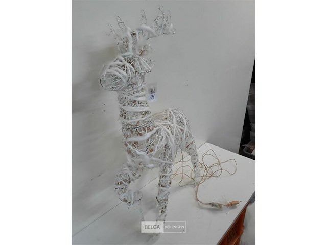 1 x hert 70 cm met lampjes - afbeelding 3 van  3