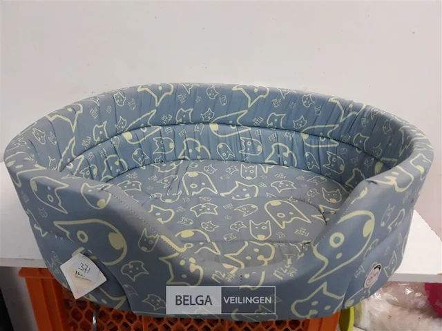 1 x hondenbed stof 70x50 cm - afbeelding 1 van  3