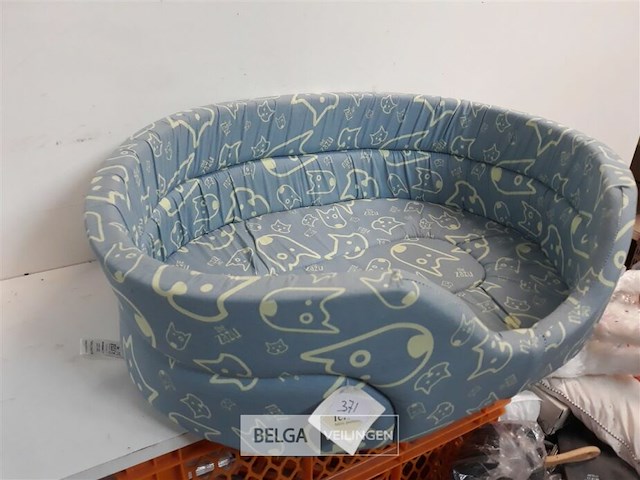 1 x hondenbed stof 70x50 cm - afbeelding 3 van  3