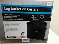 1 x houtblokken emmer zwart - afbeelding 3 van  3