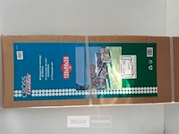 1 x houtblokkenrek 120x90x30 cm - afbeelding 1 van  3