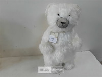 1 x ijsbeer wit 35 cm staand zachte haren - afbeelding 3 van  3