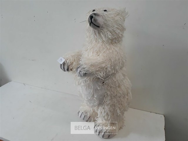 1 x ijsbeer wit 55 cm - afbeelding 3 van  3