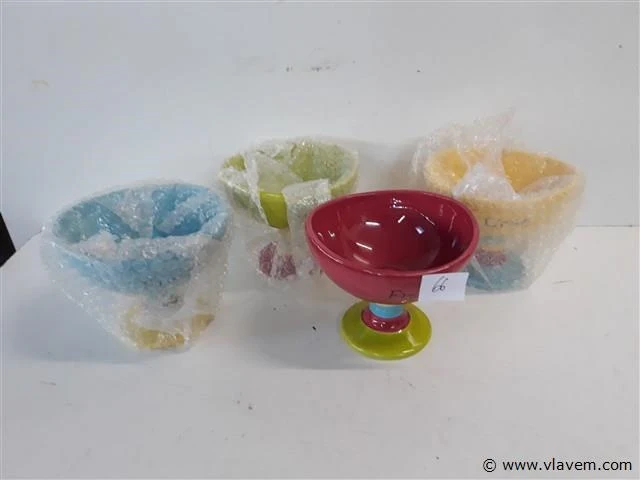 1 x ijscoupe 12 cm mix kleuren - afbeelding 1 van  2