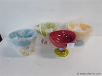 1 x ijscoupe 12 cm mix kleuren - afbeelding 1 van  2