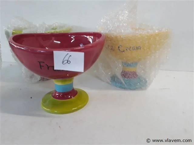 1 x ijscoupe 12 cm mix kleuren - afbeelding 2 van  2