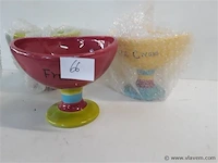 1 x ijscoupe 12 cm mix kleuren - afbeelding 2 van  2