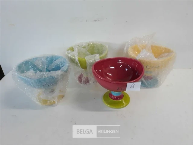 1 x ijscoupe 12 cm mix kleuren - afbeelding 1 van  3