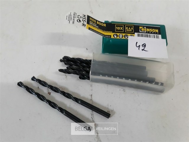 1 x ijzerboor 4,5 mm10 stuks - afbeelding 3 van  3